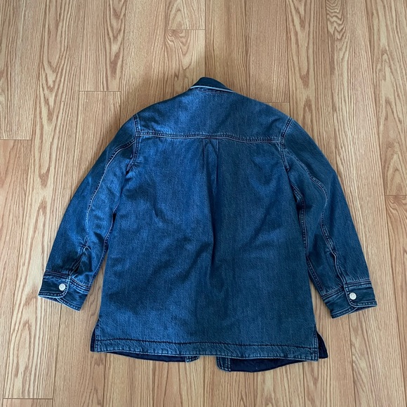 Madewell Quilted-Lining Denim Shirt-Jacket - Picture 6 of 7